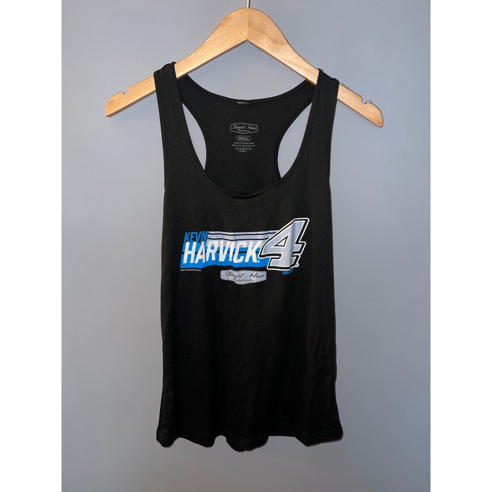 Kevin Harvick Stewart-Haas Racing #4 NASCAR Racerback Tank‎ Top Black Small